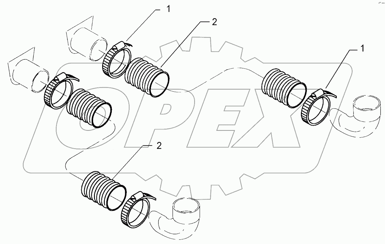68210036 Supply hoses