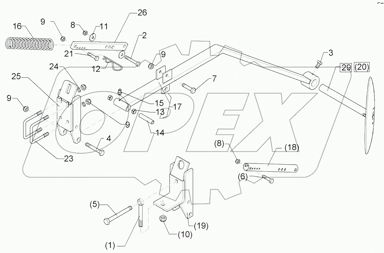 682 2614 Pre-emergency marker
