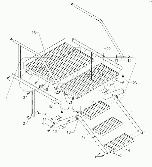 68210004 Step with platform