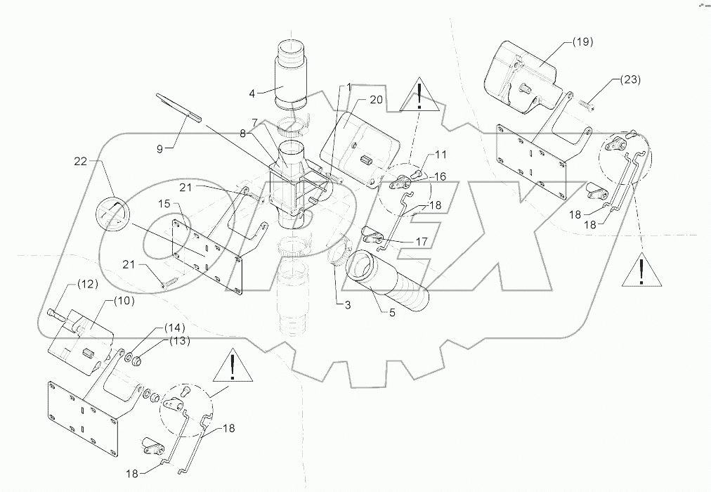 682 5062 Tramline mechanism