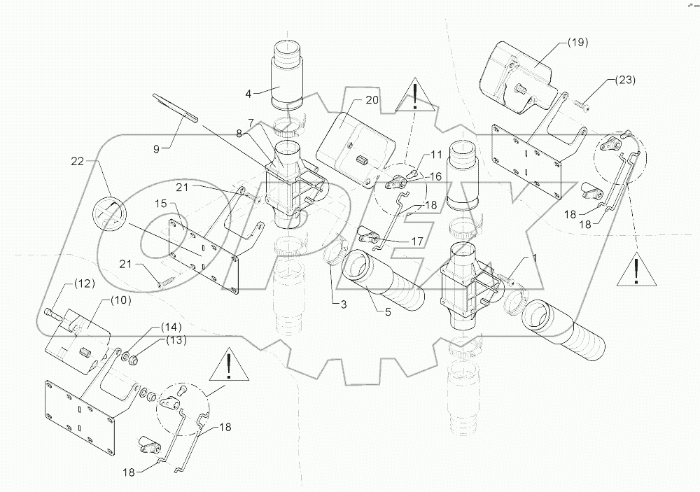 682 5063 Tramline mechanism