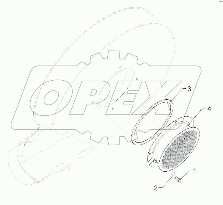 682 5710 Protective grating