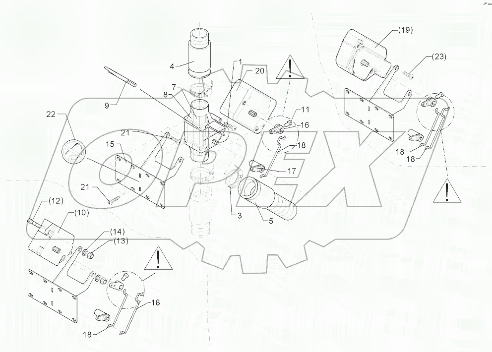 682 5064 Tramline mechanism
