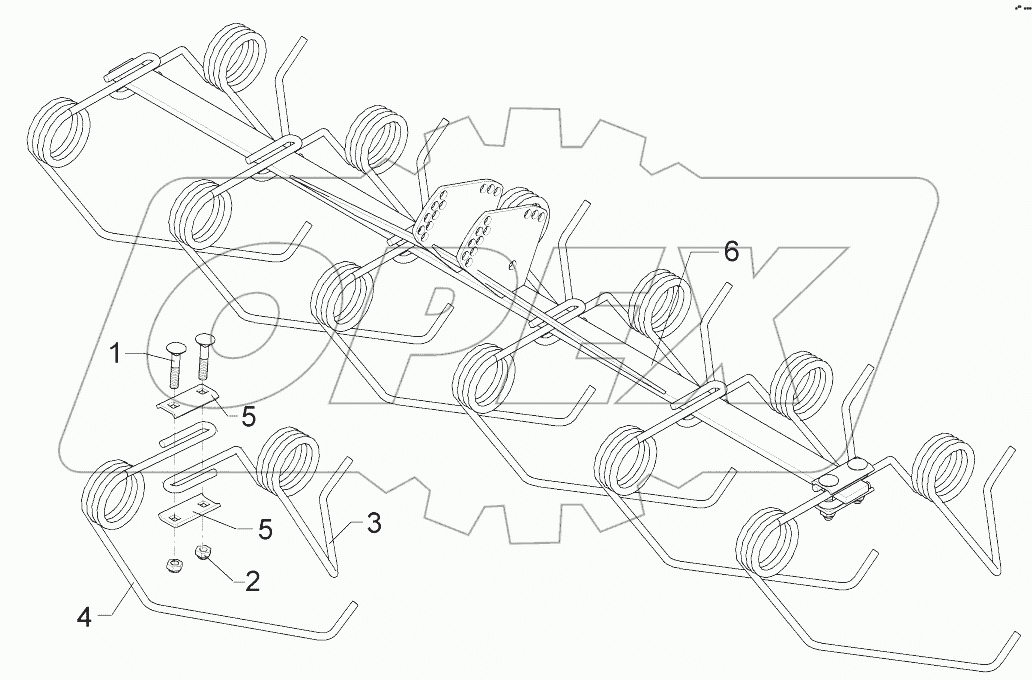 582 2704 Levelling harrow