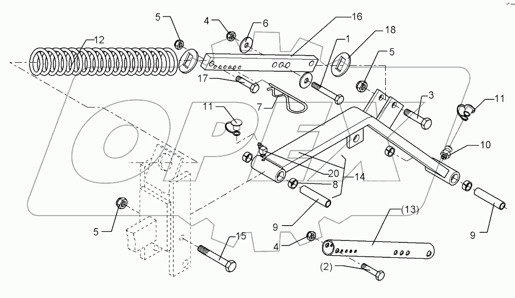 582 2727 Swinging arm