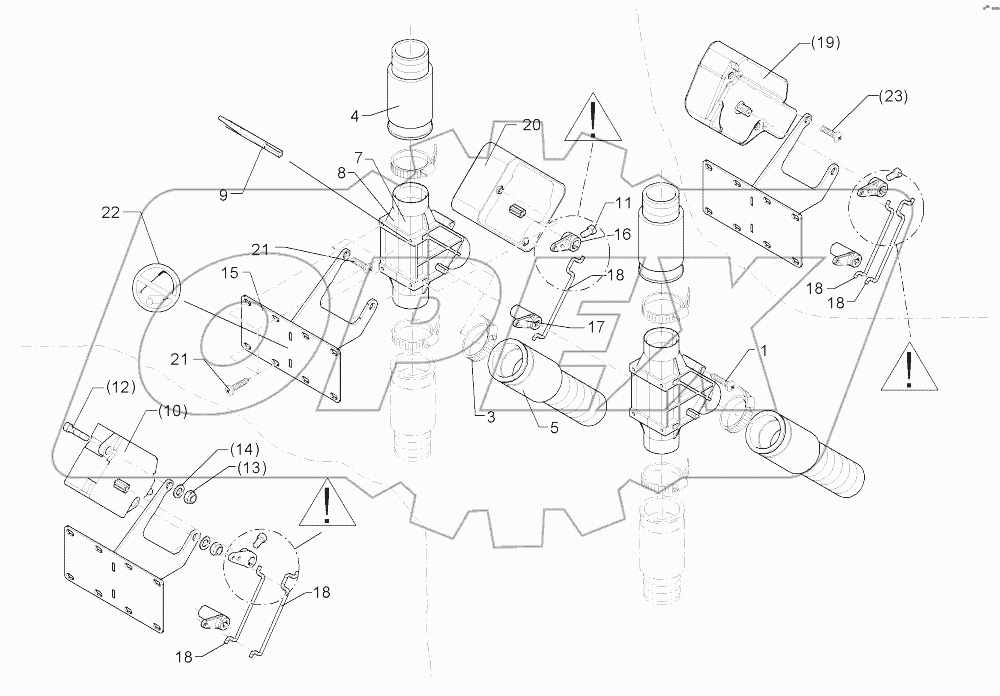 682 5065 Tramline mechanism