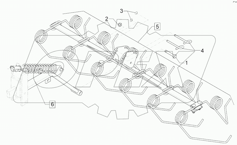 682 2704 Levelling harrow