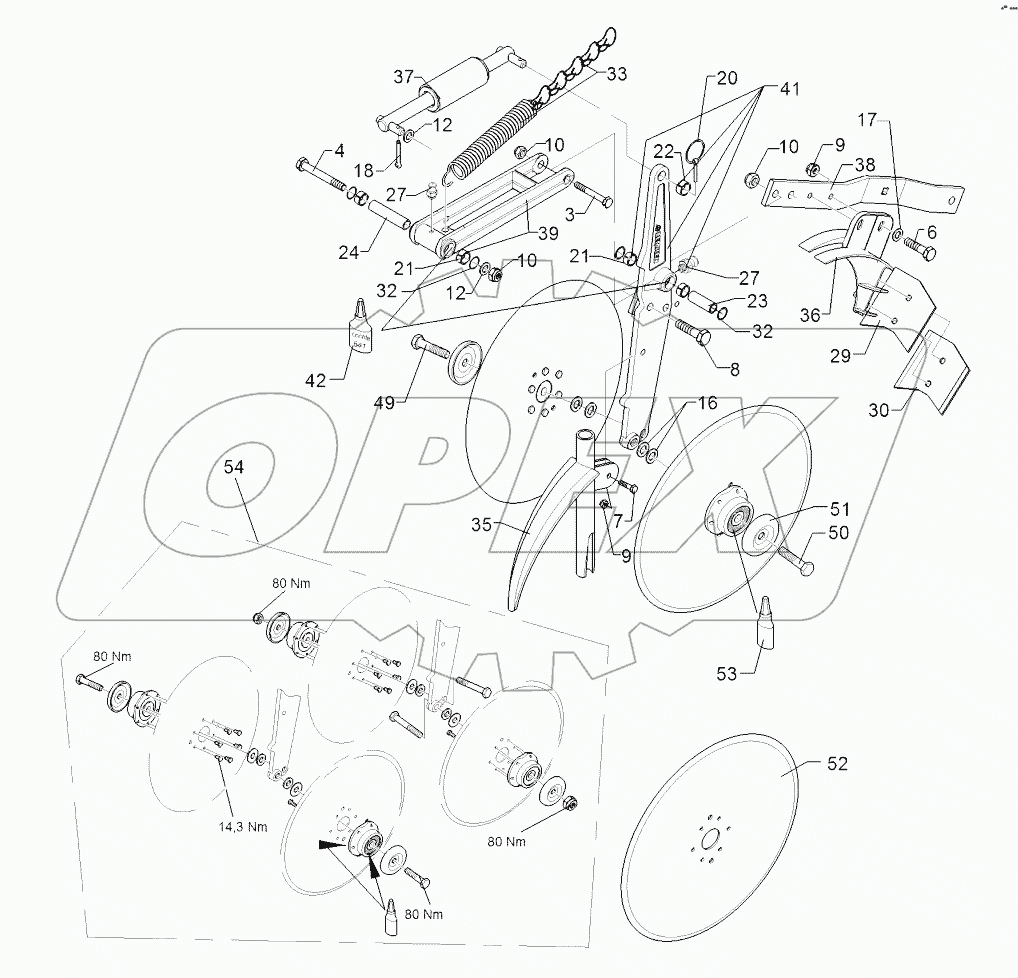 682 6133 Double disc coulter