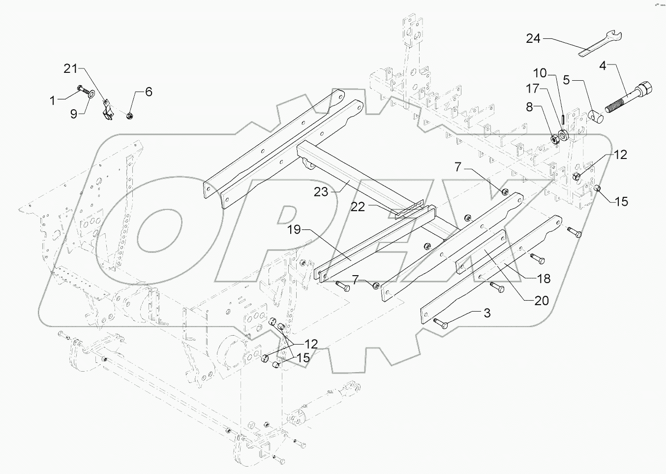 682 7131 Linkage - coulter lifting