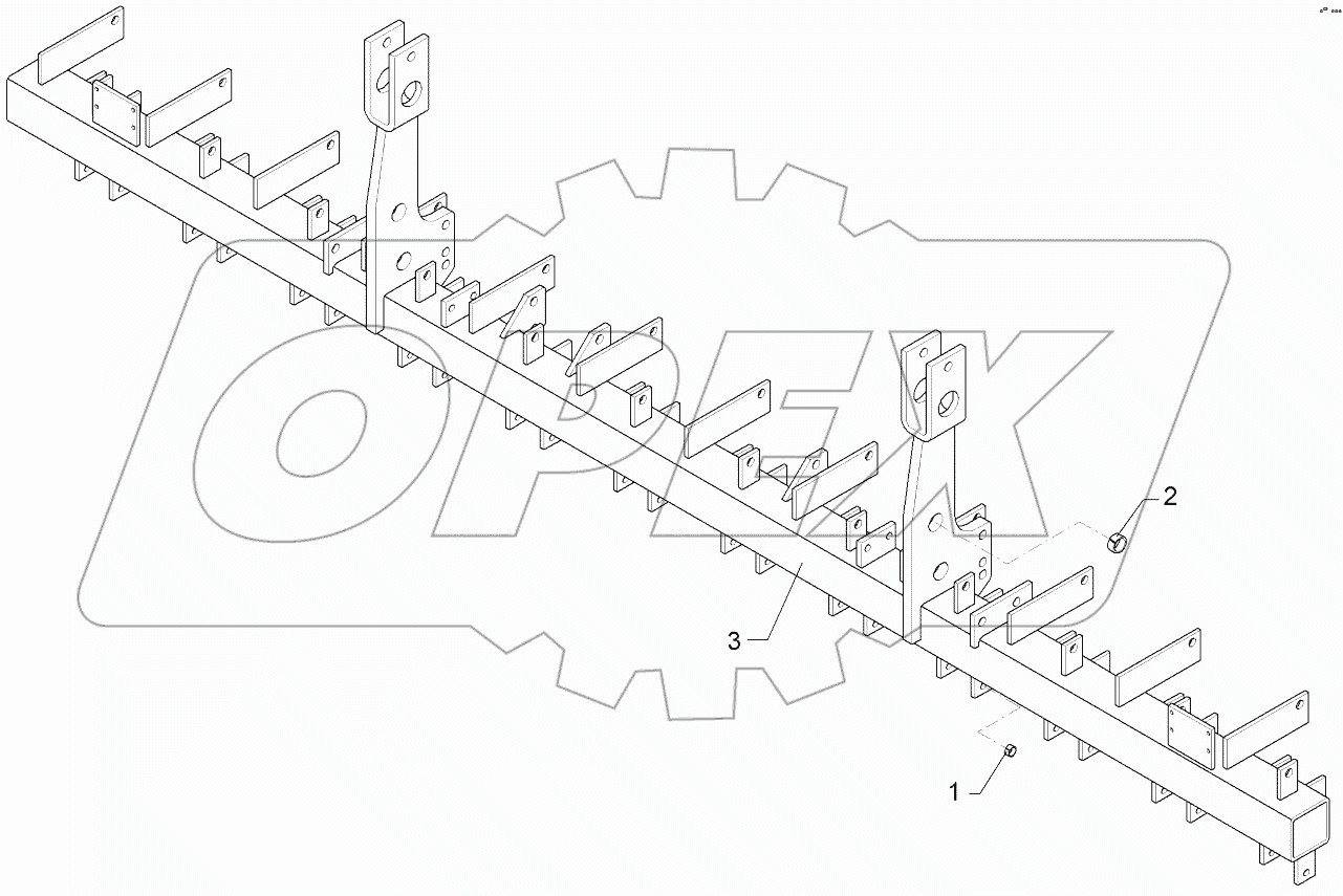682 8112 Coulter frame