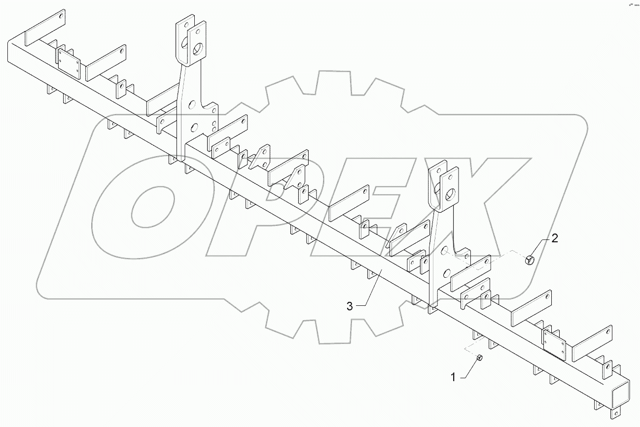 682 8114 Coulter frame