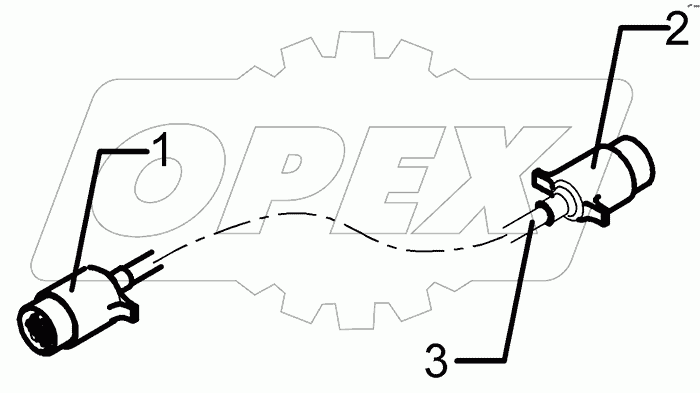 573 4483 Extension cable