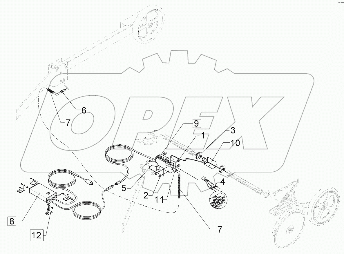 673 1030 Tramline-distributor control