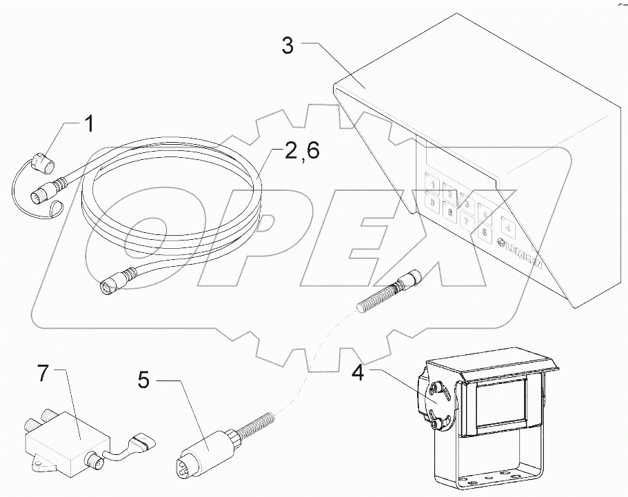 673 6217 Camera monitoring