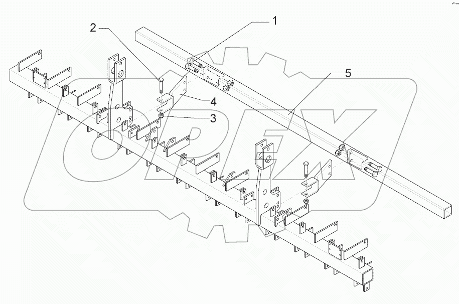 682 2722 Carrier for track scraper