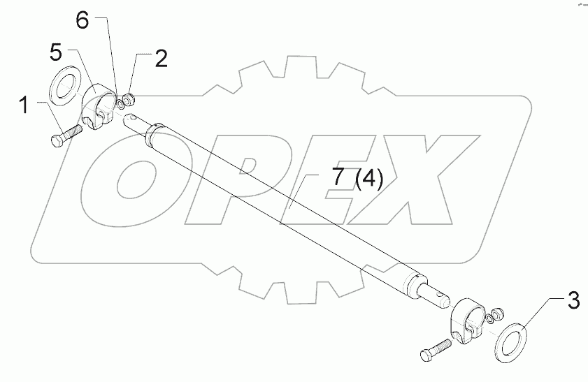 661 1330 Lower link connection
