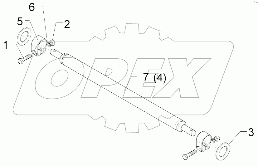661 1332 Lower link connection