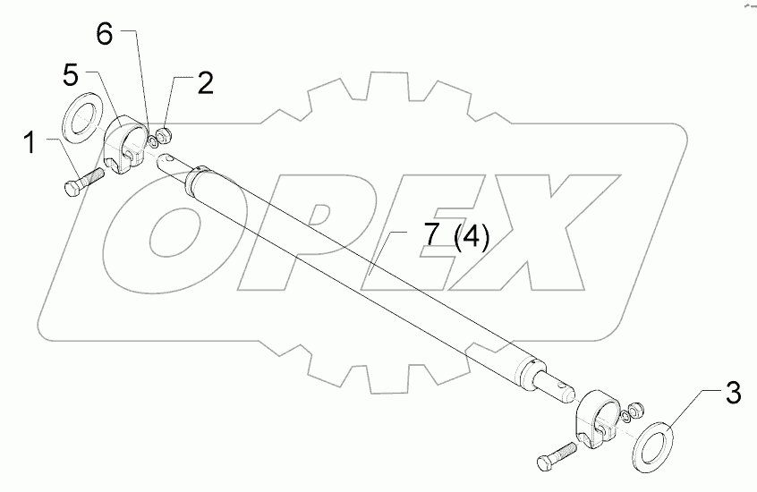 661 1336 Lower link connection