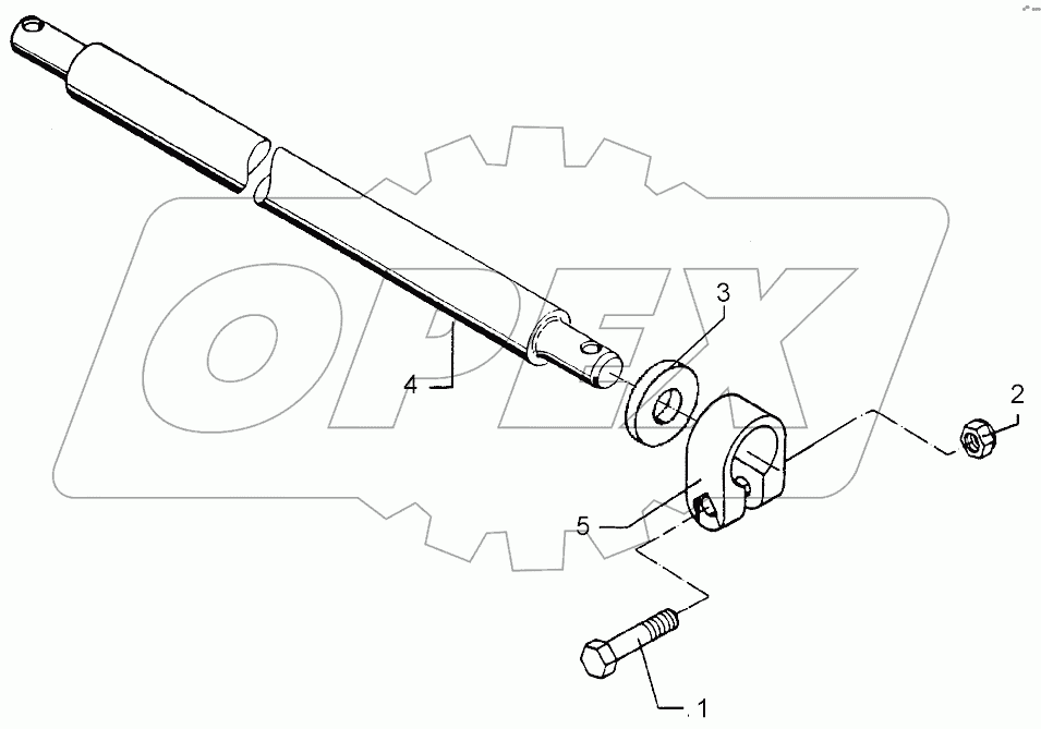 661 1338 Lower link connection