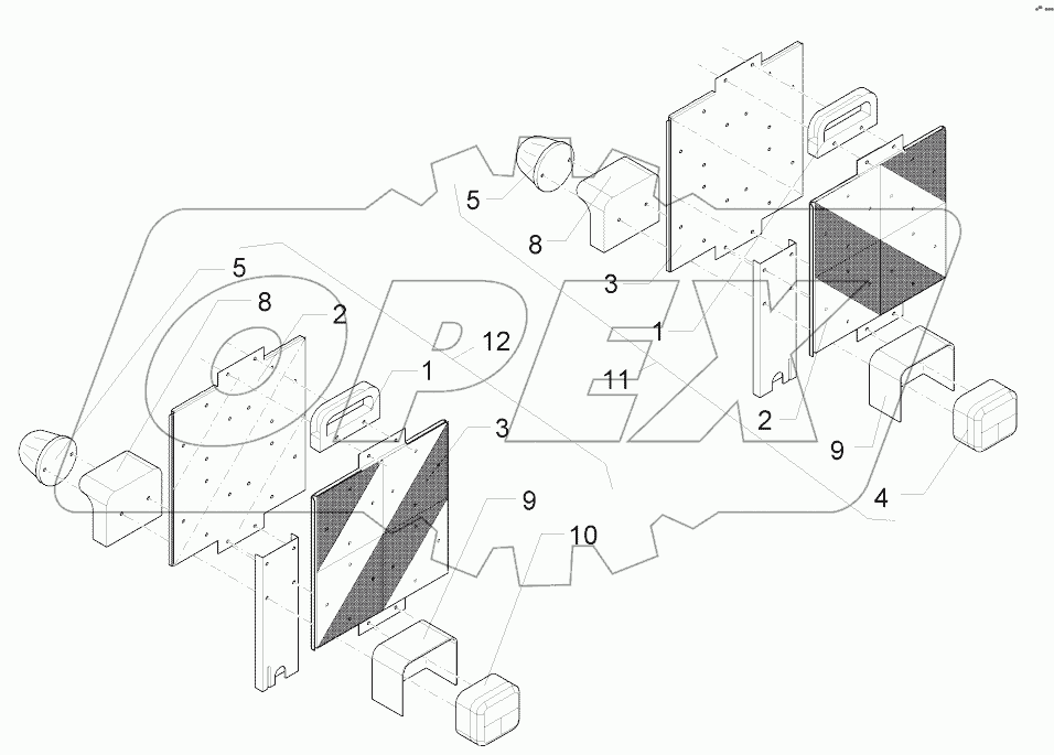670 2021 Lighting equipment with boards