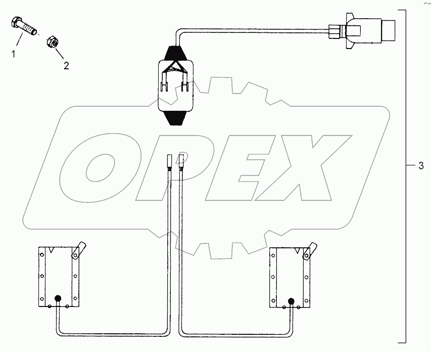 670 2082 Set of cables