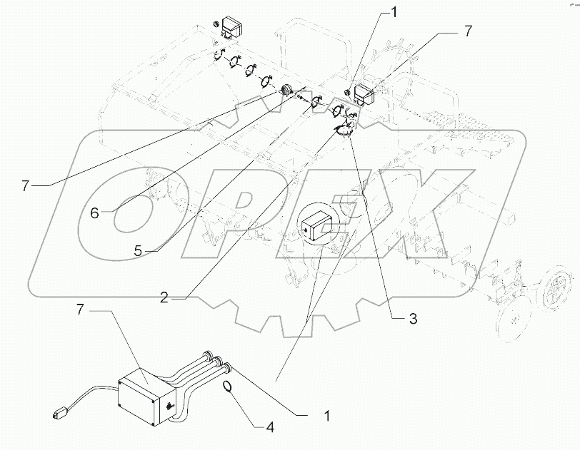 670 2083 Working spot light