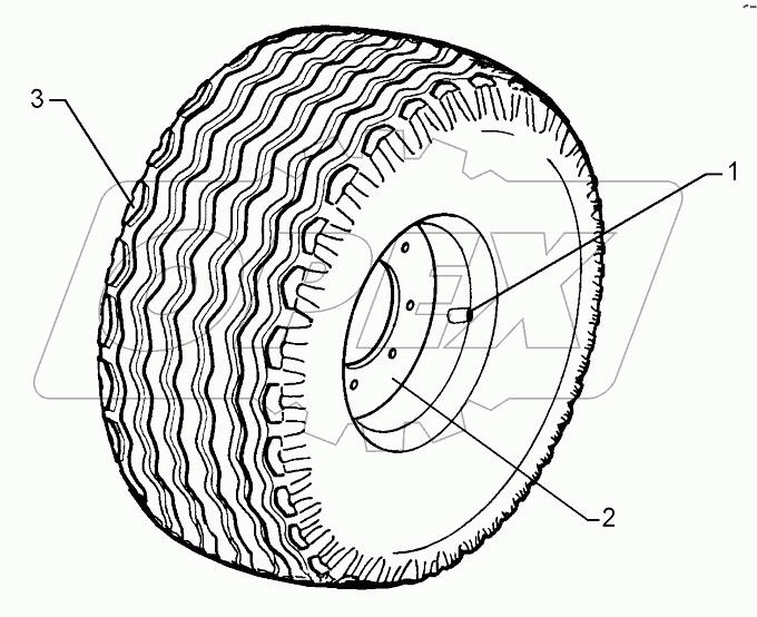 550 8850 Wheel 6/161/205 D18