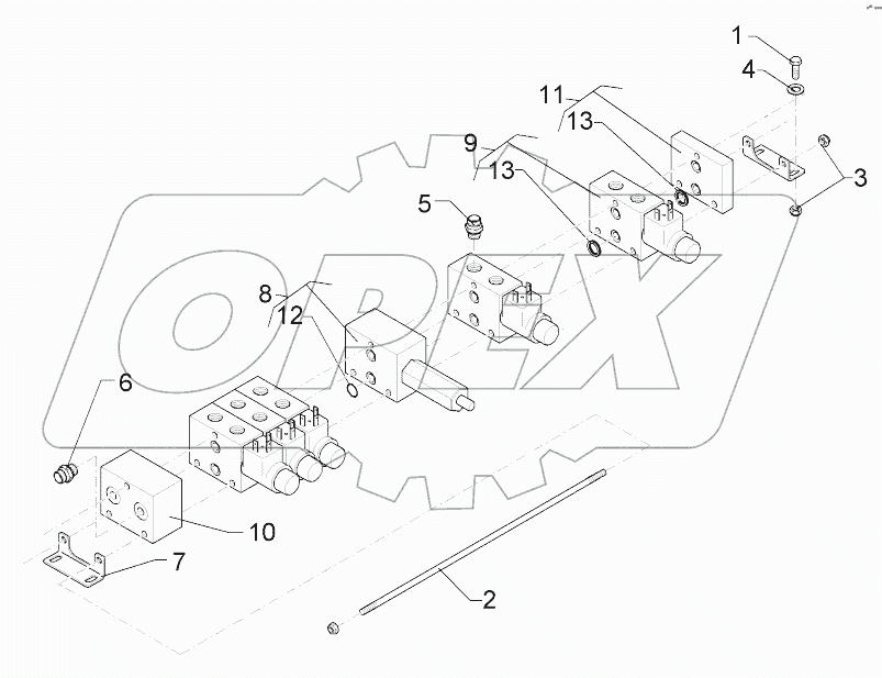 675 8030 Control valve