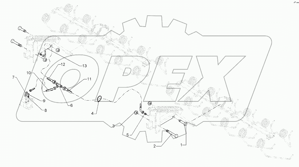 675 8254 HY-assembly harrow