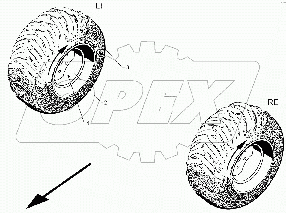 550 8861 Wheel 6/161/205 D18