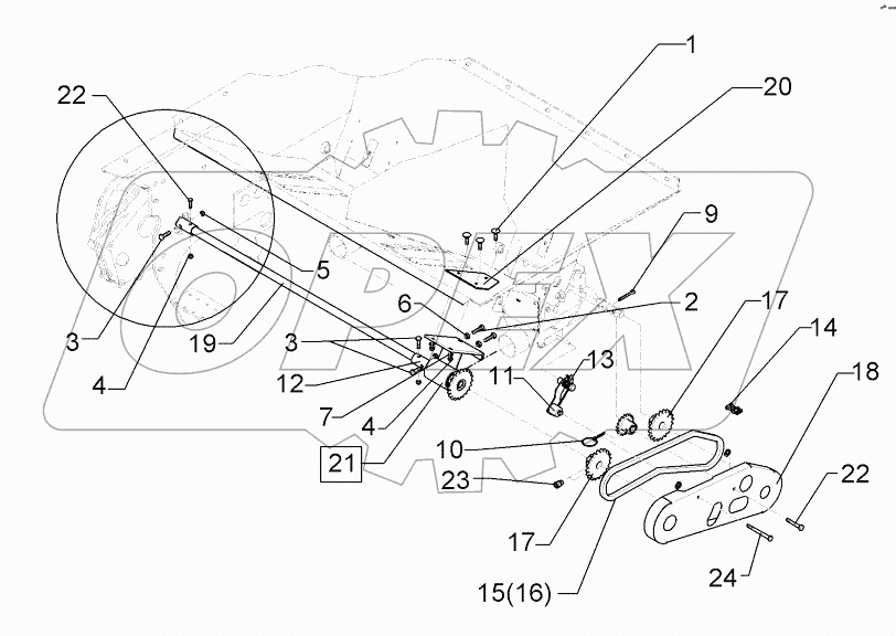 681 4711 Drive parts