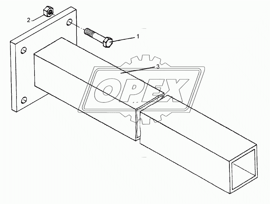 Bracket Fahrwerk Solitair F300