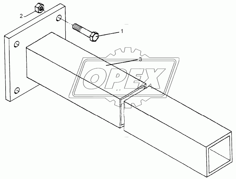 Bracket Fahrwerk Solitair F300