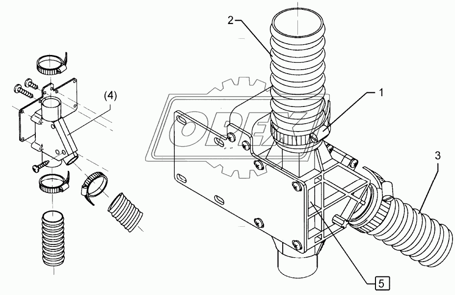 Tramline mechanism 1-F