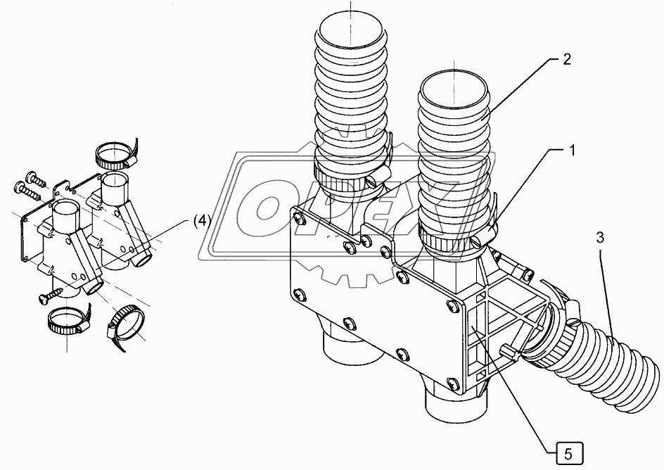 Tramline mechanism 2-F