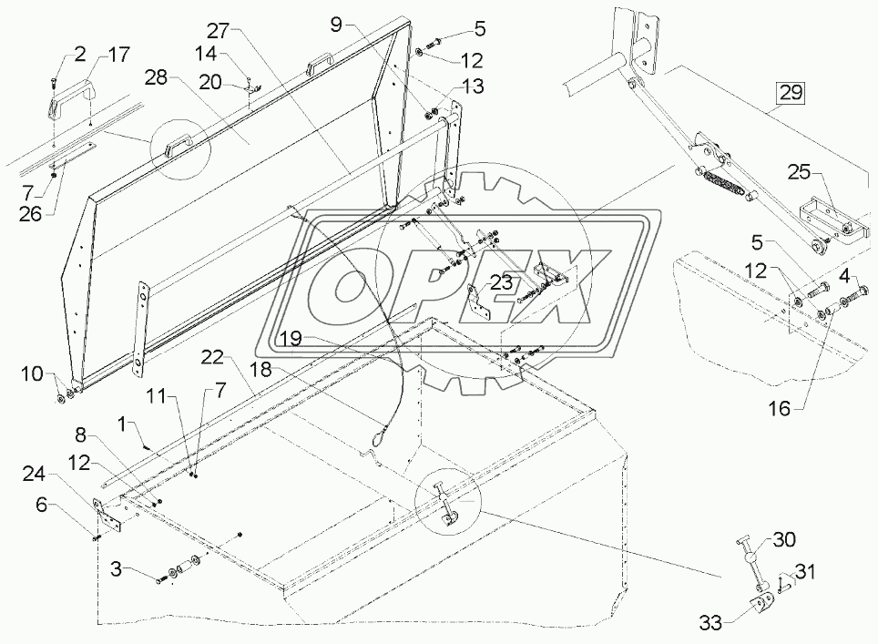 Cover 1850l (160cm)