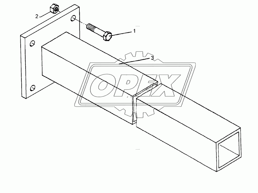 Bracket Fahrwerk Solitair F300