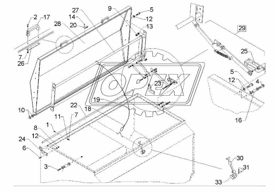 Cover 1850l (160cm)