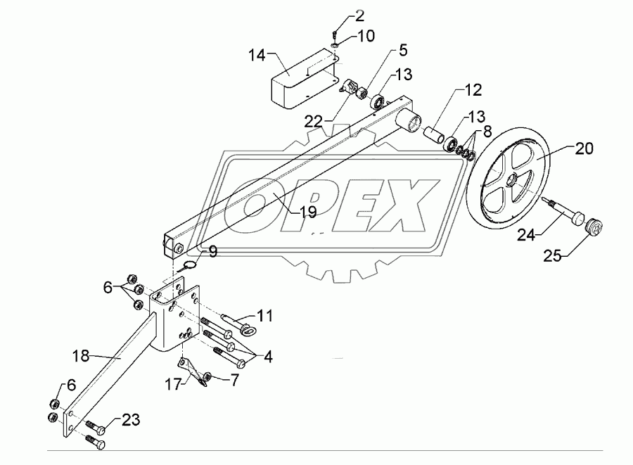 Drive wheel D350 Solitronic