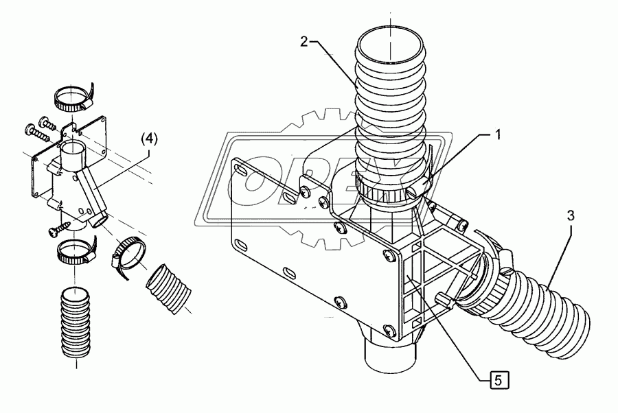 Tramline mechanism	1-F