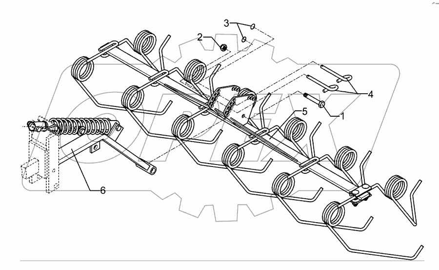 Levelling harrow S-1,50