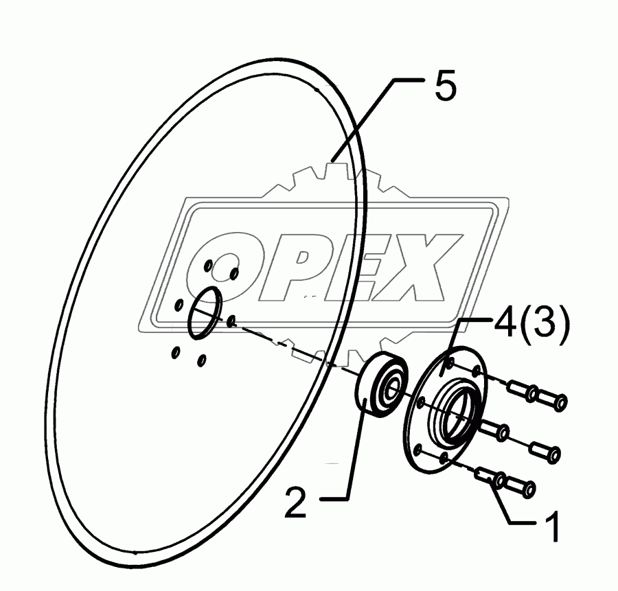 Disc D350/70/34x3 AA