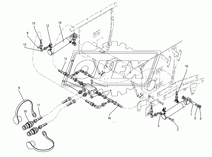 HY-assembly coulter pressure DZ60-245 Solitair