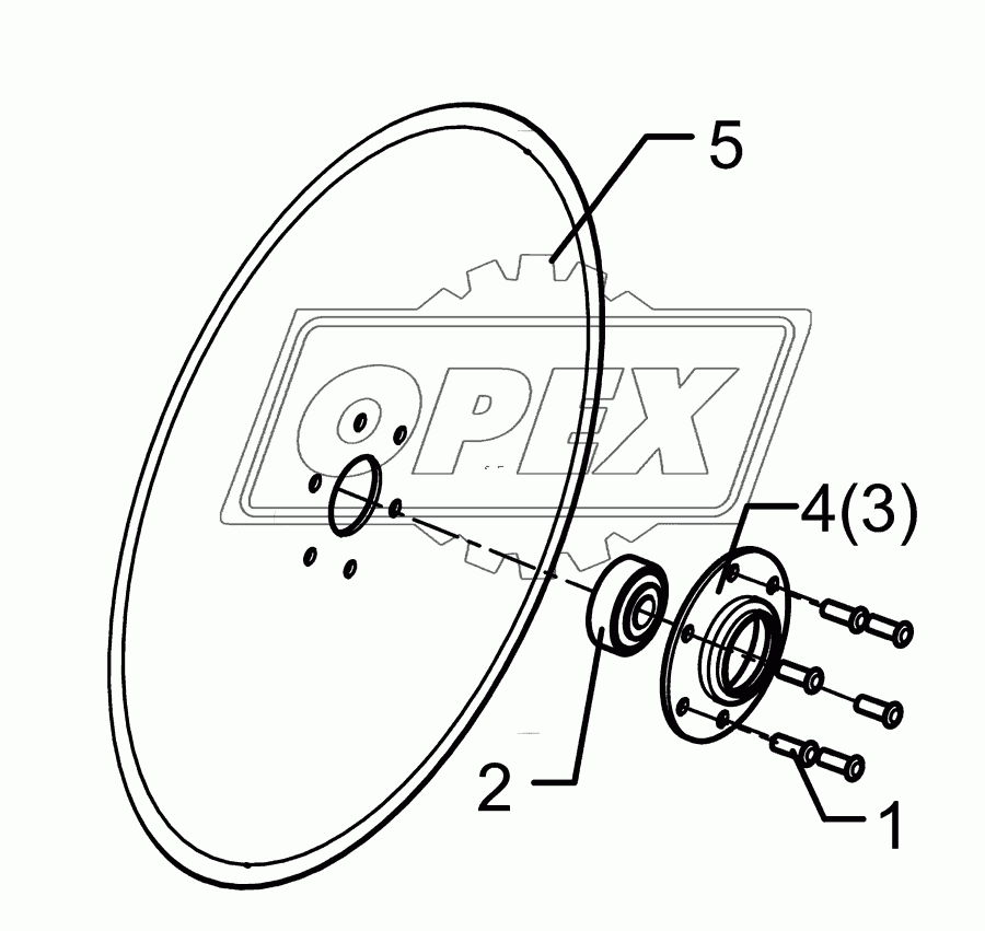 Disc D350/70/34x3 AA