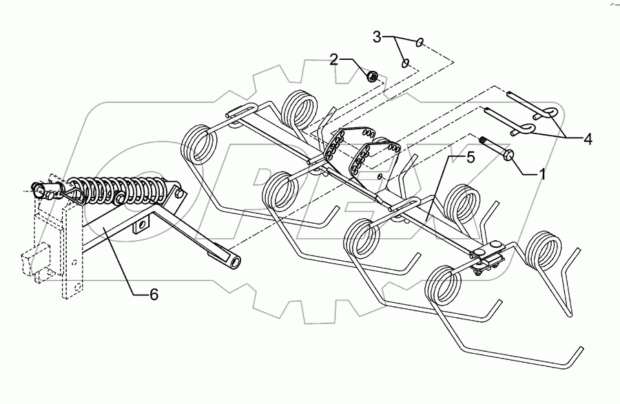 Levelling harrow S-1,00