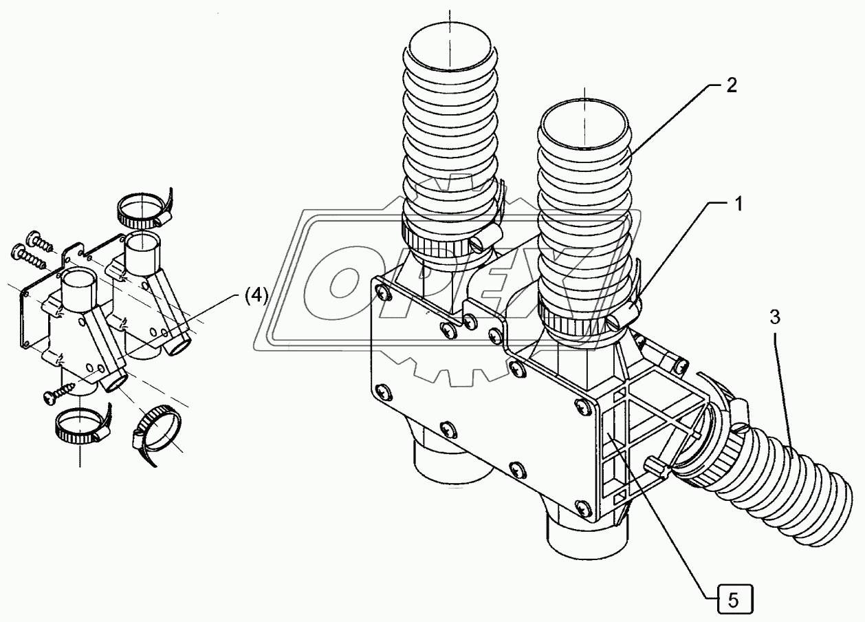 Tramline mechanism 2-F