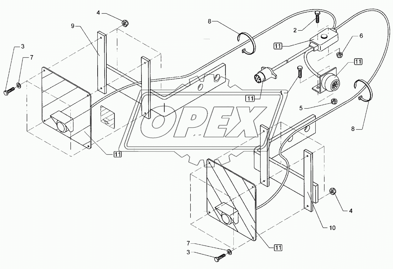 Lighting equipment, front Solitair 9 FW 1