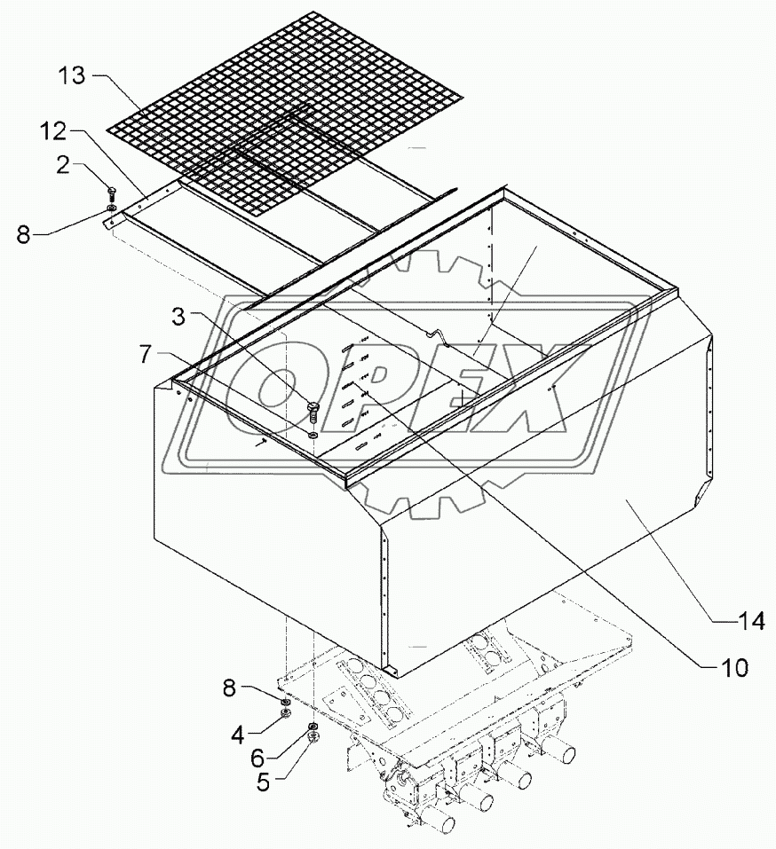 Hopper 1850l (170cm)