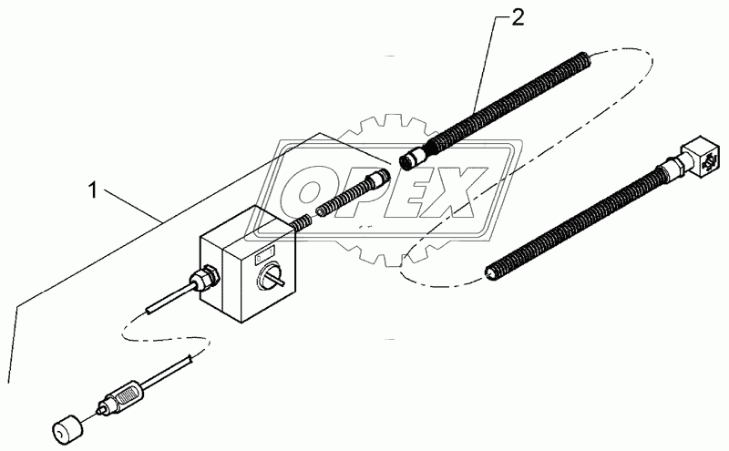 Electric assembly f.hy.harrow Solitair