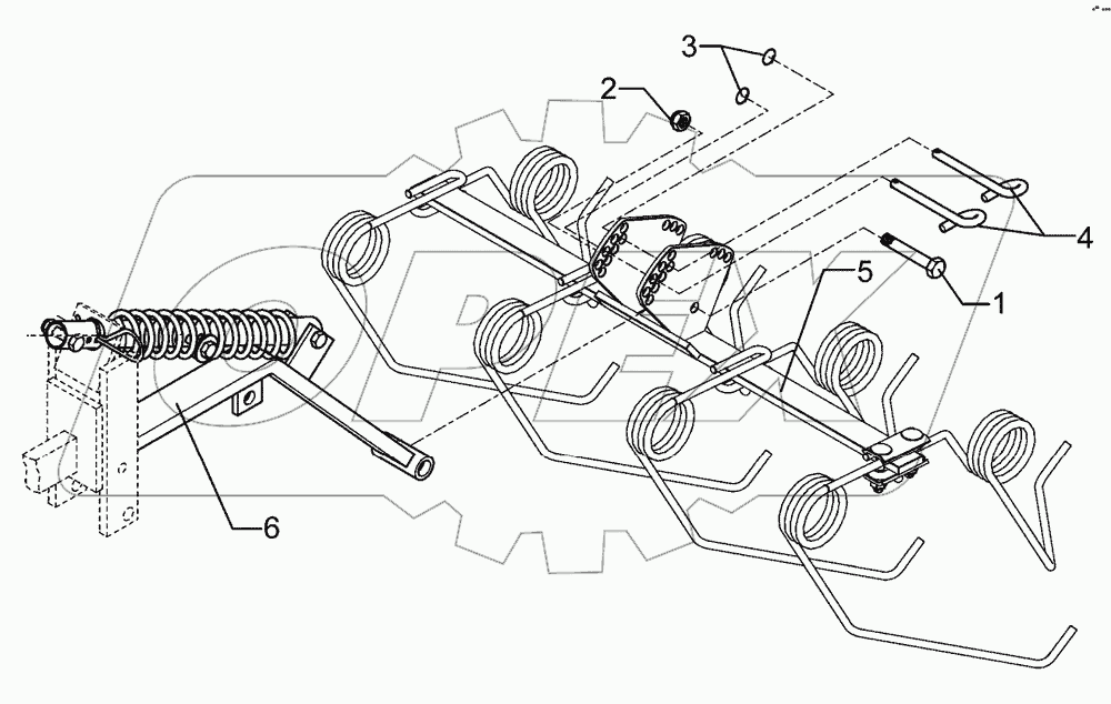 Levelling harrow S-1,00